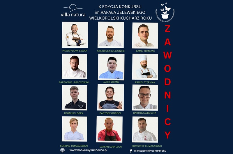 Finaliści X edycji konkursu Wielkopolski Kucharz Roku
