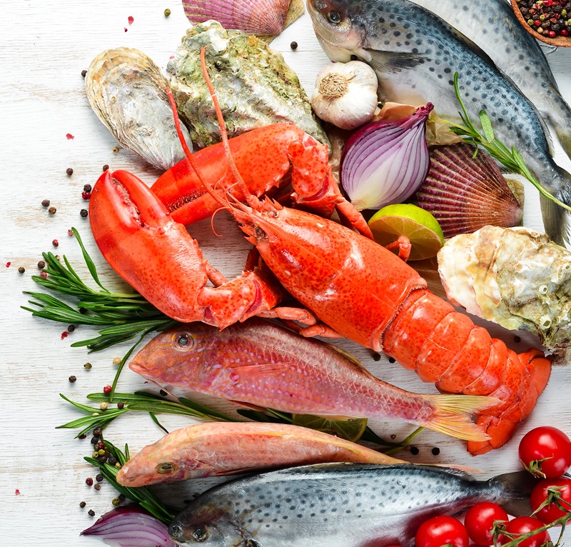 Podatki w gastro: dania z owocami morza